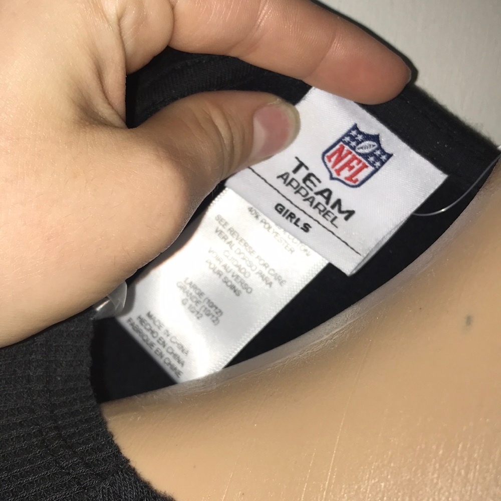 Little girls Baltimore ravens longsleeve shirt LG. - Picture 3 of 4